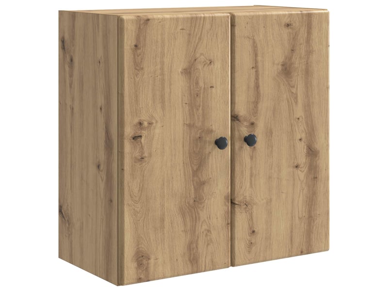  Armoire murale salon, meuble de rangement 59 x 31 x 60 cm bois d'ingénierie shl2774  - Conforama A