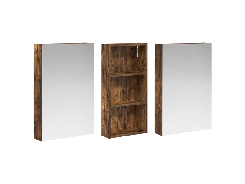  Ensemble de meubles de salle de bain 3 pcs 110x10.5x60.5 cm shl89  - Conforama E