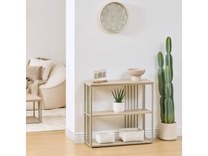 Console 0 tiroir(s) coloris beige <strong>5FIVE SIMPLY SMART</strong> <strong>DUNA</strong> - longueur 30 cm - 30 cm