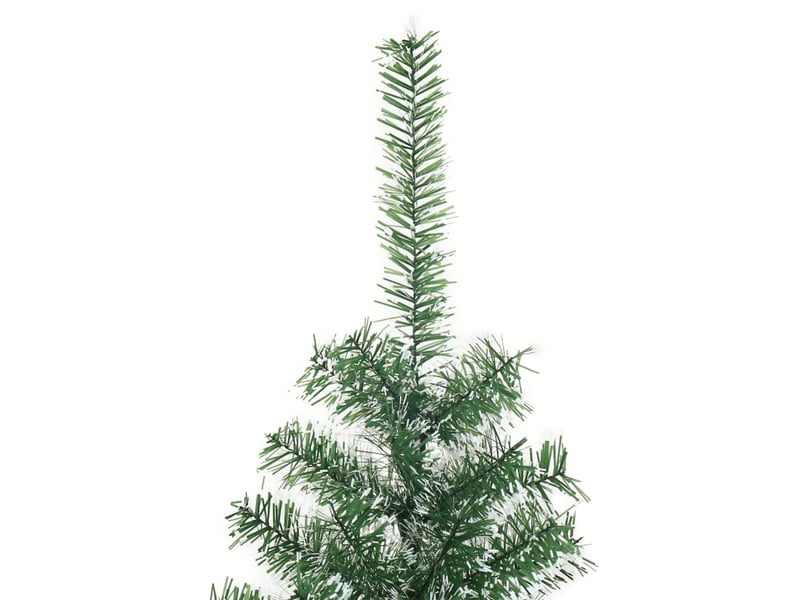  Sapin de noël - arbre de noël artificiel avec neige floquée vert 210 cm  - Conforama C