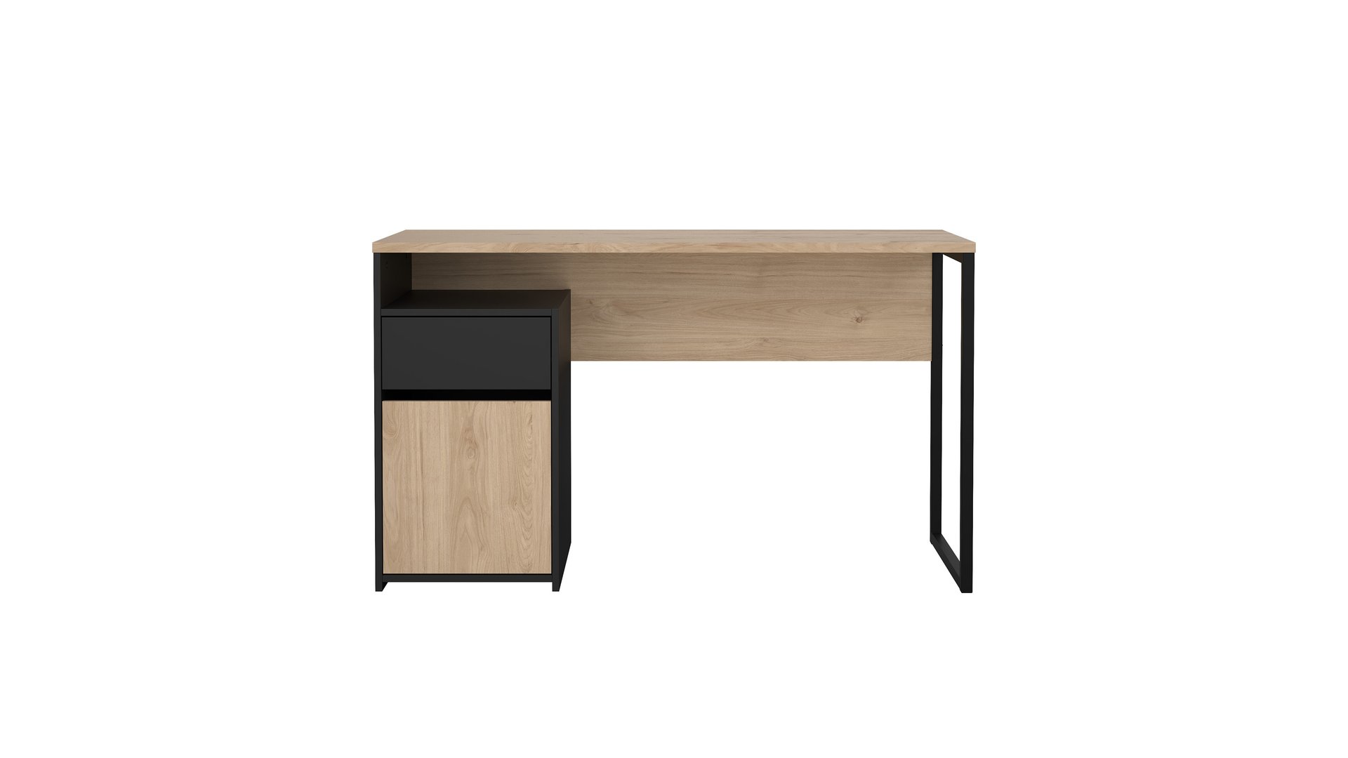 Bureau 130.4 cm AMBERG bicolore 76.5 Conforama