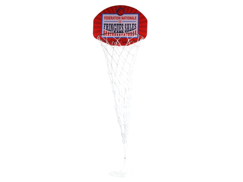 Panier à linge basketball 40cm rouge  - Conforama A