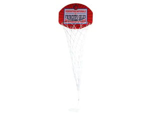 Panier à linge basketball 40cm rouge