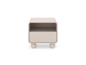 Table de chevet alba 1 tiroir et 1 niche en bois