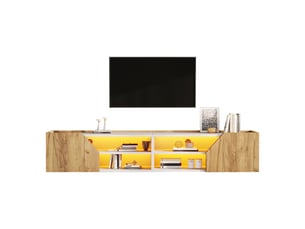 Meuble tv coloris blanc 180 cm CozyNest