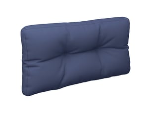 Coussin de palette, coussin de chaise, coussin de canapé bleu marine 120x40x12 cm tissu cf55309