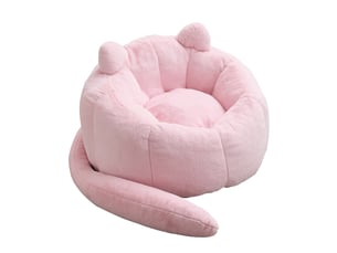 Fauteuil en forme de chat 112x112x77 cm moderne rose
