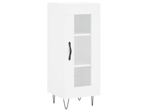 Buffet - bahut - meuble de rangement blanc 34,5x34x90 cm bois d'ingénierie