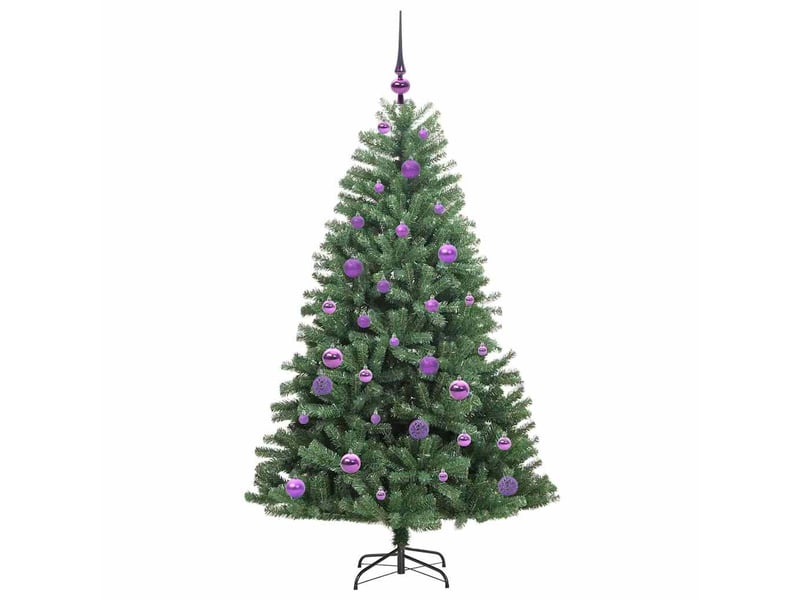 Sapin de noël artificiel, arbre de noël à branches articulées vert 150 cm shl6341 - Conforama D