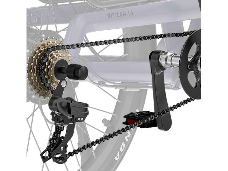 Vélo électrique vitilan l5,500w 48v 15ah,26*2,4 pneus larges kenda frein à disque hydraulique shimano 7 vitesses,jaune - Conforama E