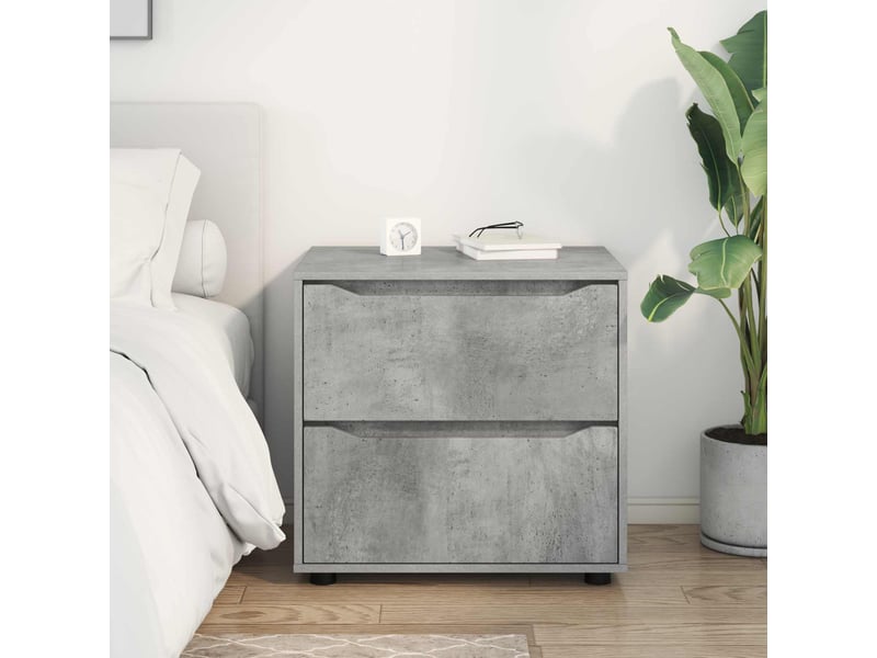  Armoire de rangement, commode de rangement 60 x 48 x 57 cm bois d'ingénierie shl577  - Conforama D