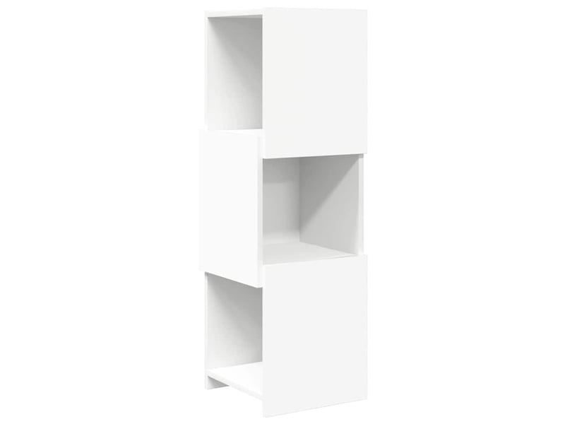  Meuble d'angle, meuble de rangement salon 30,5x30x95cm bois d'ingénierie  - Conforama A