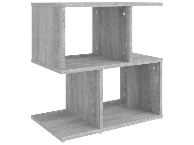  Table de chevet - cabinet de chevet - table de nuit sonoma gris 50x30x51,5 cm bois d'ingénierie  - Conforama A