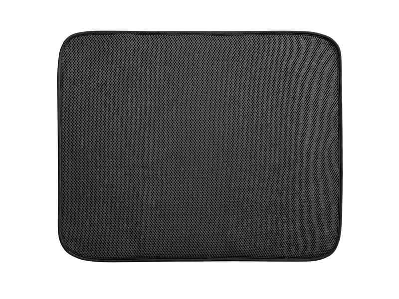  Tapis égouttoir à vaisselle polyester gris 45 x 40cm  - Conforama A