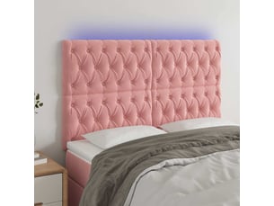 Tete de lit A poser largeur 160 cm   rose