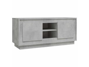 Meuble tv coloris gris 102 cm <strong></strong>  <strong></strong>