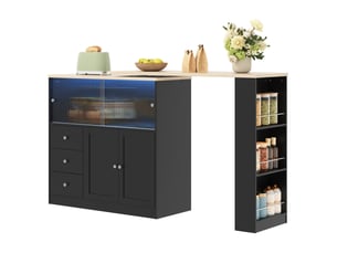 Bar coloris noir REDOM - 172 cm