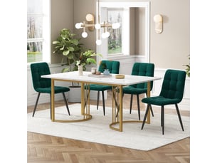 Ensemble table rectangulaire 4 chaise(s) <strong></strong> <strong></strong>