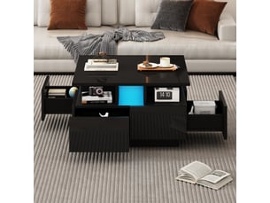 Table basse  coloris noir <strong></strong> <strong></strong>