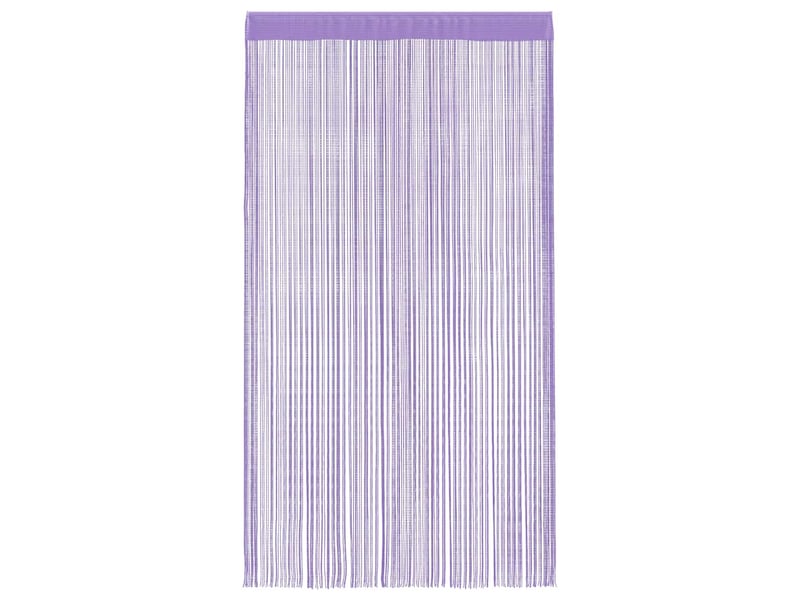  Lot de 2 rideaux en fils, rideau de porte 140 x 250 cm violet cf43853  - Conforama D