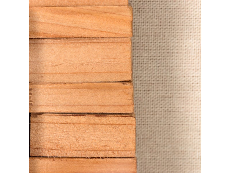  Tableau en bois carré i 60x60cm naturel  - Conforama B