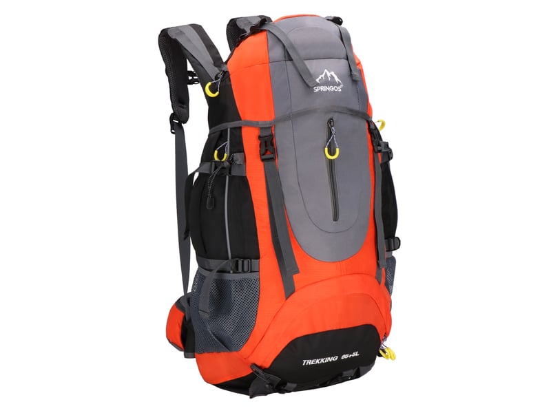  Sac à dos de trekking springos® 65+5 l – sac à dos de randonnée multifonctionnel  - Conforama A