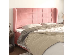 Tete de lit A poser largeur 183 cm rose