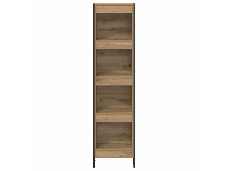  Bibliothèque, armoire à livres 40 x 30 x 155 cm bois d'ingénierie chêne artisan  - Conforama E