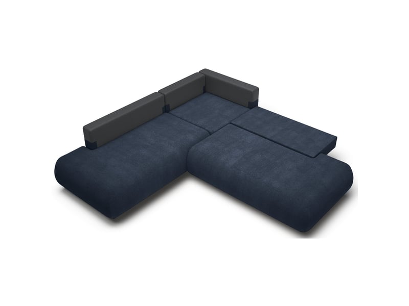 Selsey armone - canapé d'angle convertible - 265 cm - bleu marine Armone - Conforama D
