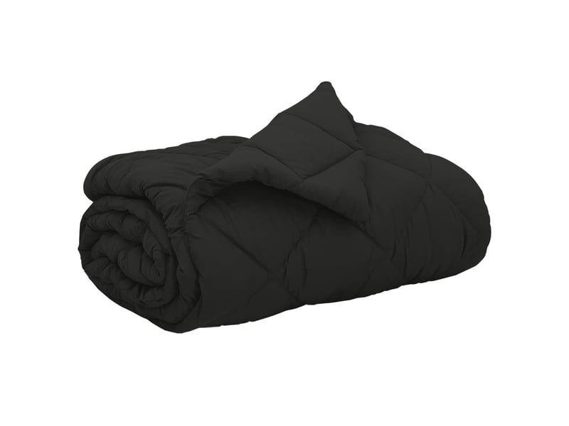  Duvet - couette complet toute l'année noir 200 x 200 cm microfibre  - Conforama A