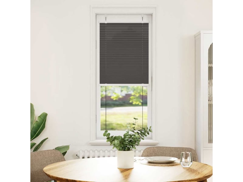  Store plissé, store de fenêtre noir 50x150 cm largeur du tissu 49,4 cm polyester cf46938  - Conforama A