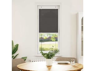 Store plissé, store de fenêtre noir 50x150 cm largeur du tissu 49,4 cm polyester cf46938