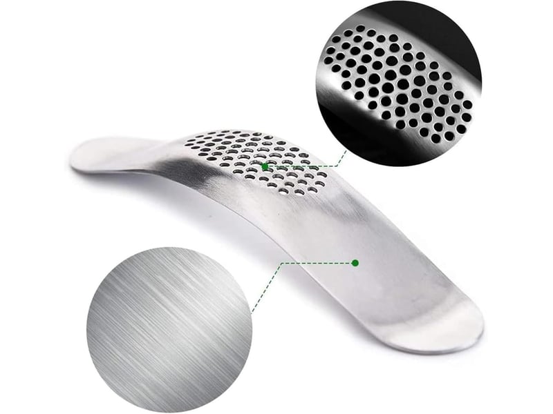  Presse-ail de cuisine professionnelle, hachoir à ail broyeur de gingembre, presse-à usage intensif, broyeur d'ail, hachoir à convivial, facile à nett  - Conforama C