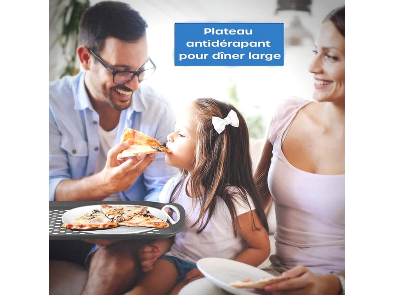  Plateau de service rectangulaire pour thé, repas tv, plateau cuisine  - Conforama C