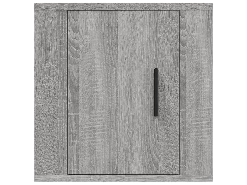  Meuble tv - banc tv - meuble de rangement mural sonoma gris 40x34,5x40 cm  - Conforama D