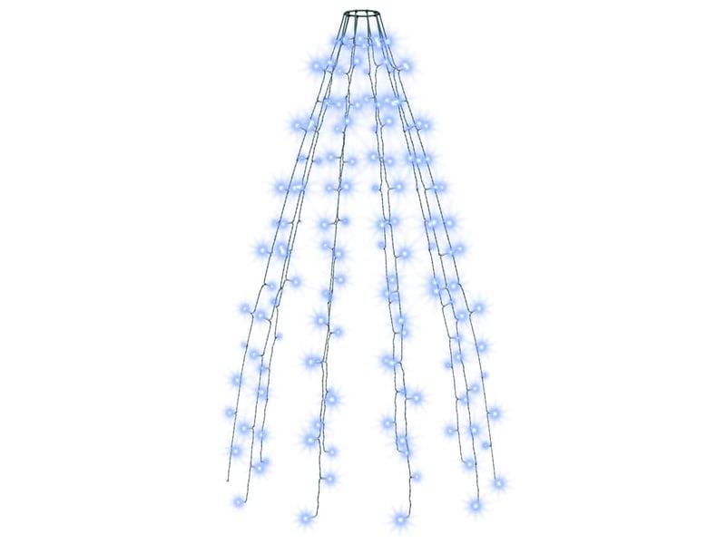  Guirlande lumineuse d'arbre de noël 150 led bleu 150 cm  - Conforama A