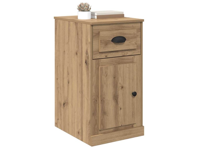  Meuble d'appoint, meuble de rangement salon 40 x 50 x 75 cm bois d'ingénierie  - Conforama C