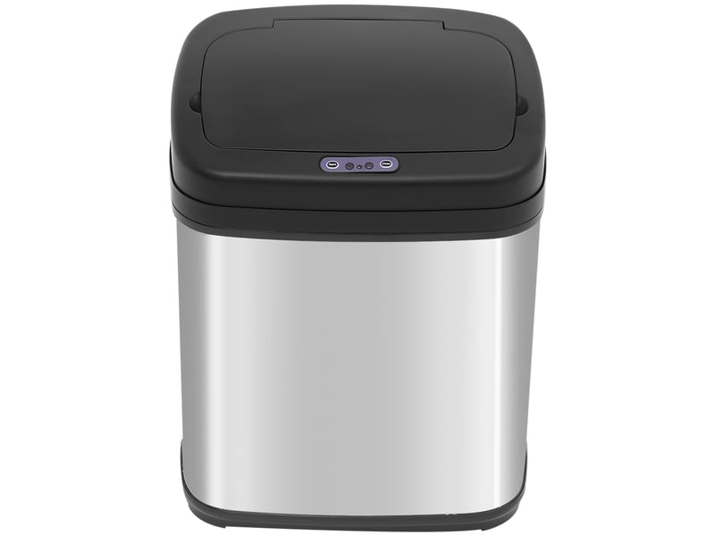  Poubelle automatique 20 l avec capteur en acier inoxydable 33 x 25 x 42,5 cm  - Conforama B