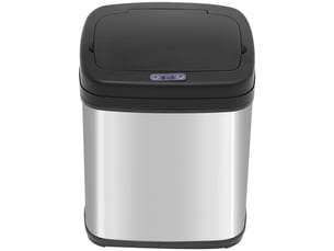 Poubelle automatique 20 l avec capteur en acier inoxydable 33 x 25 x 42,5 cm