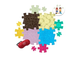 Jeu de mémoire tactile muffik - 12 pièces