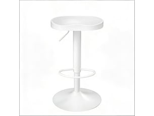 tabouret de bar assise réglable en hauteur ATELIER CONFORTIEL - blanc
