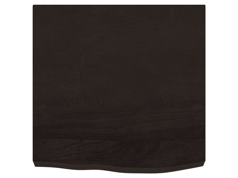  Comptoir de salle de bain, plan de travail marron foncé bois massif traité cf65863  - Conforama D