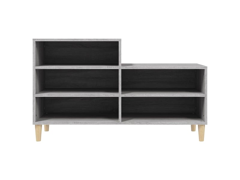  Armoire à chaussures sonoma gris 102x36x60 cm bois d'ingénierie shl9028  - Conforama E