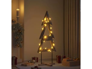 Sapin de noël, arbre de noël marron 149,5 cm bois de teck solide