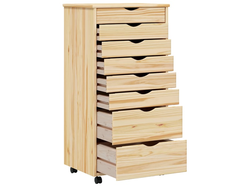  Caisson roulant de bureau avec tiroirs moss 53 x 39 x 103 cm  - Conforama D