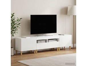 Meuble tv coloris blanc 49 cm <strong></strong>  <strong></strong>