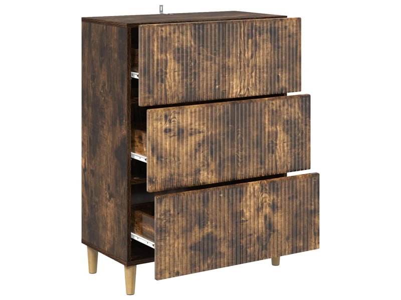  Armoire de rangement bureau, armoire à tiroirs 66 x 34,5 x 90 cm bois d'ingénierie shl4385  - Conforama E