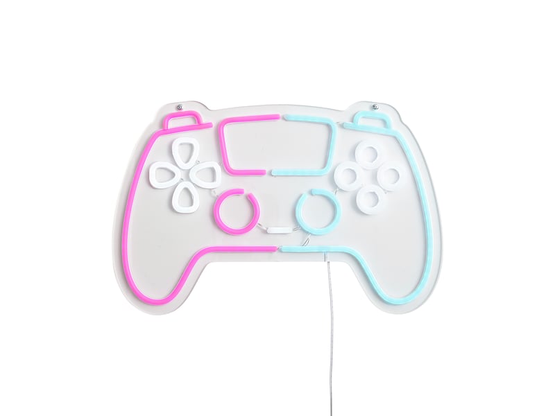  Applique murale néon rose et bleue avec led - controller  - Conforama E