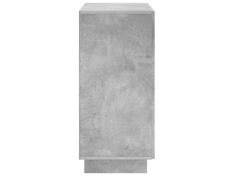  Buffet salon, buffet de rangement gris béton 67x34,5x75 cm bois d'ingénierie  - Conforama E