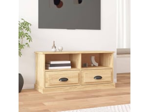 Meuble tv coloris marron 93 cm <strong></strong>  <strong></strong>